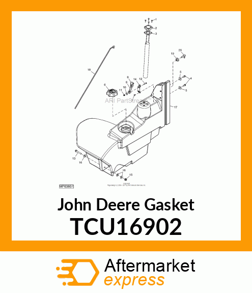 GASKET, FUEL GAUGE TCU16902