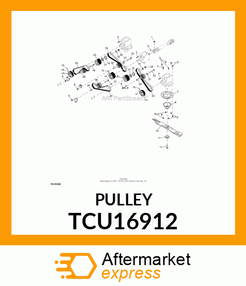 PULLEY, DRIVE TCU16912