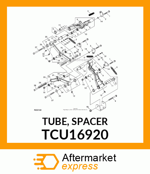 TUBE, SPACER TCU16920