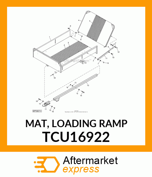 MAT, LOADING RAMP TCU16922