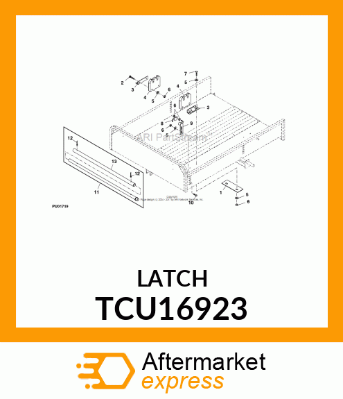 LATCH, TUBE TCU16923