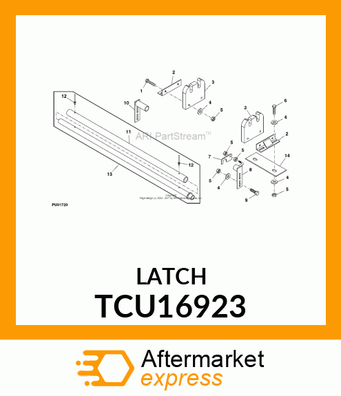 LATCH, TUBE TCU16923