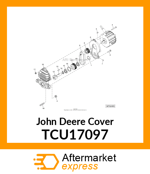 COVER, OUTER MOTOR MOUNT CASTING TCU17097