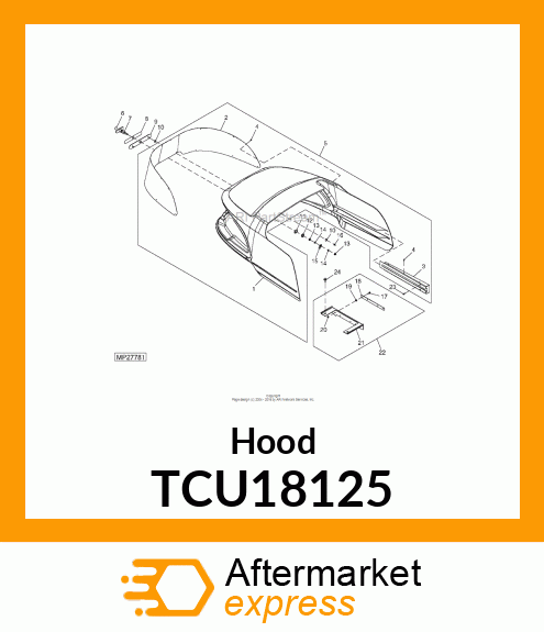 Hood TCU18125