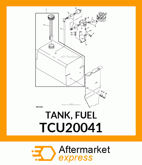 TANK, FUEL TCU20041