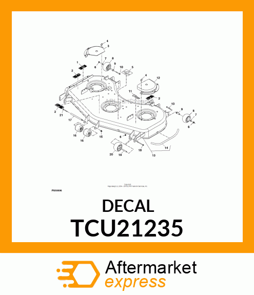 LABEL, 60" 7IRON II TCU21235