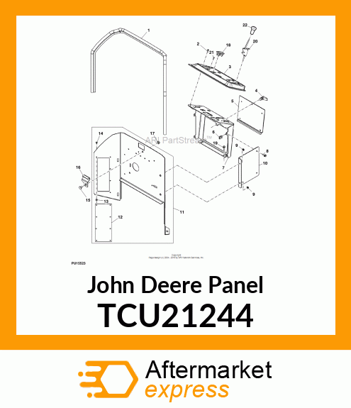 PANEL, DIAGNOSTIC TCU21244