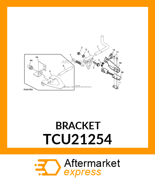 BRACKET TCU21254