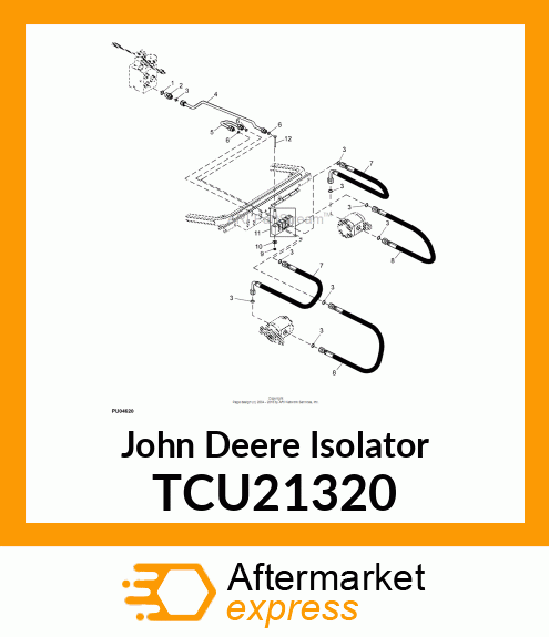 ISOLATOR, 4 LINE TCU21320