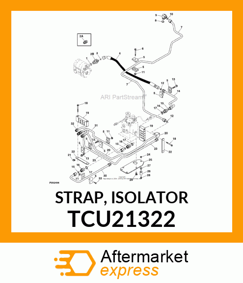 STRAP, ISOLATOR TCU21322