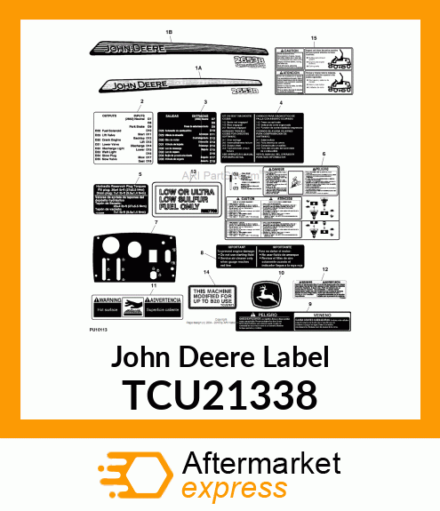 LABEL, TRIMSTRIPE, LH (2653B) TCU21338