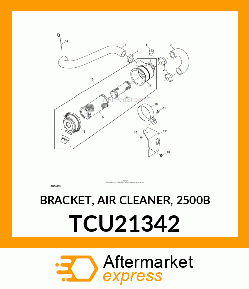 BRACKET, AIR CLEANER, 2500B TCU21342