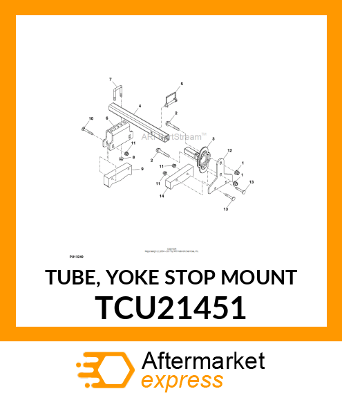 TUBE, YOKE STOP MOUNT TCU21451