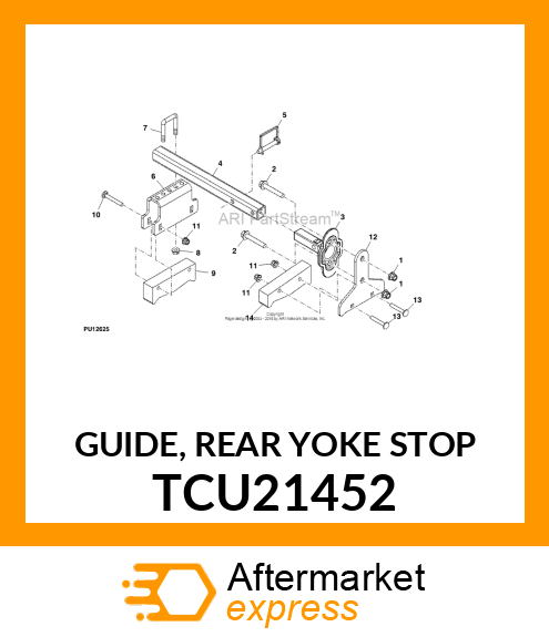 GUIDE, REAR YOKE STOP TCU21452