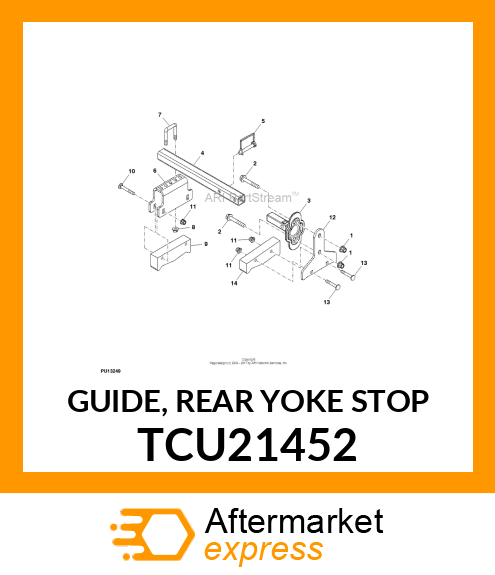 GUIDE, REAR YOKE STOP TCU21452