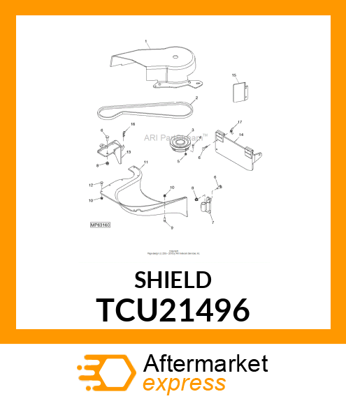 BOOT, DEFLECTOR, 60" MODD TCU21496