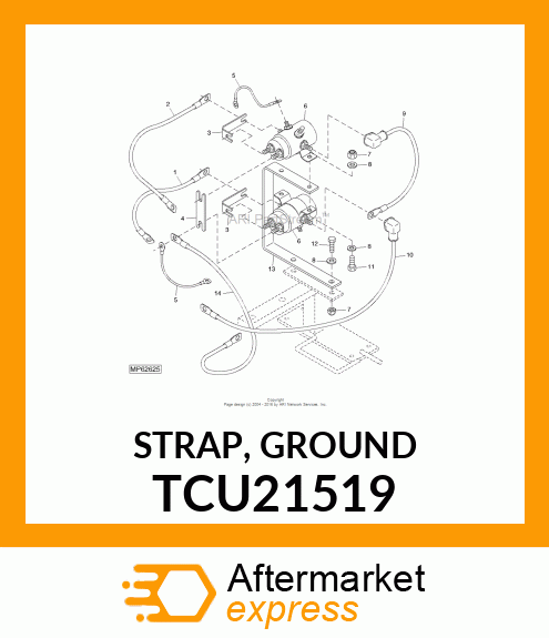 STRAP, GROUND TCU21519