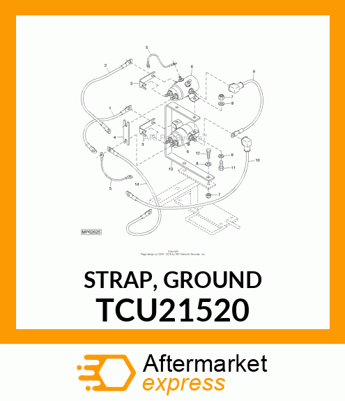 STRAP, GROUND TCU21520