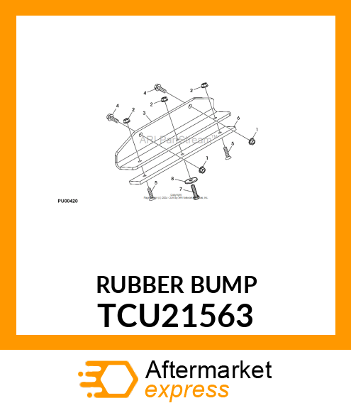 RUBBER BUMP TCU21563