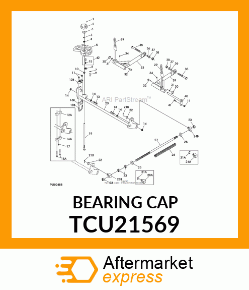 CAP, BEARING TCU21569