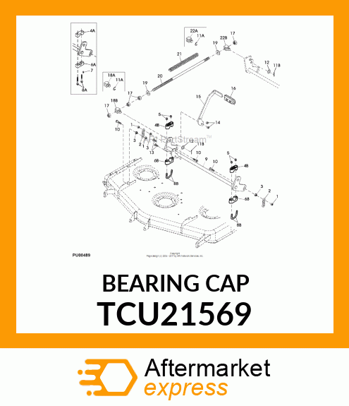 CAP, BEARING TCU21569