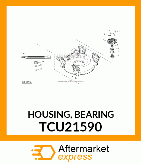 HOUSING, BEARING TCU21590