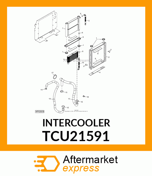 INTERCOOLER TCU21591