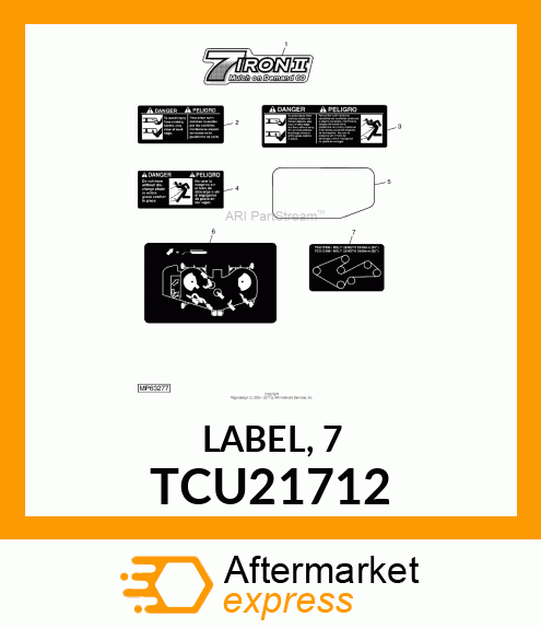 LABEL, 7 TCU21712