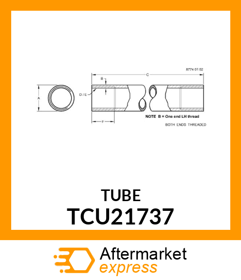 TUBE TCU21737