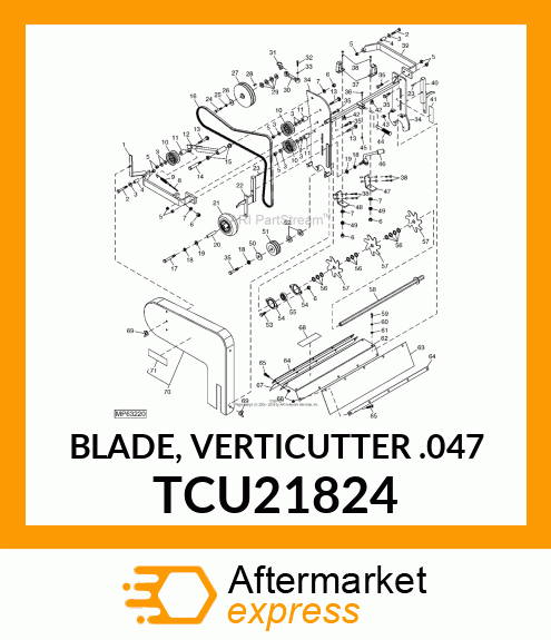 BLADE, VERTICUTTER .047 TCU21824