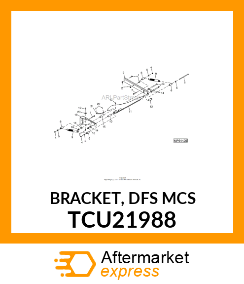 BRACKET, DFS MCS TCU21988