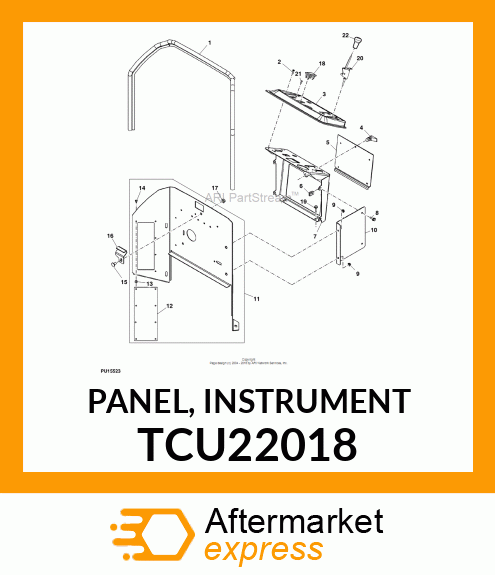 PANEL, INSTRUMENT TCU22018