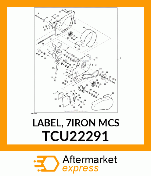 LABEL, 7IRON MCS TCU22291