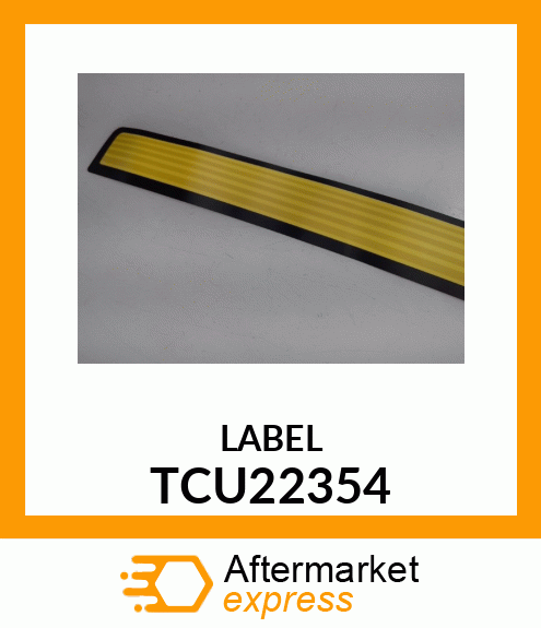 LABEL, LEFT STRIPE TCU22354