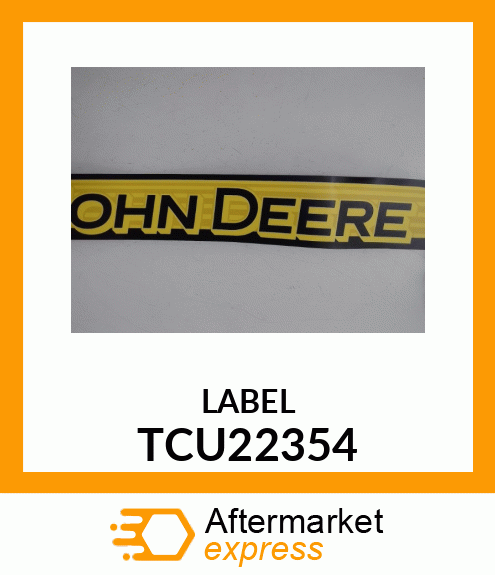 LABEL, LEFT STRIPE TCU22354