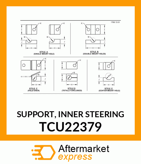 SUPPORT, INNER STEERING TCU22379