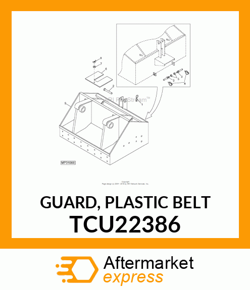 GUARD, PLASTIC BELT TCU22386