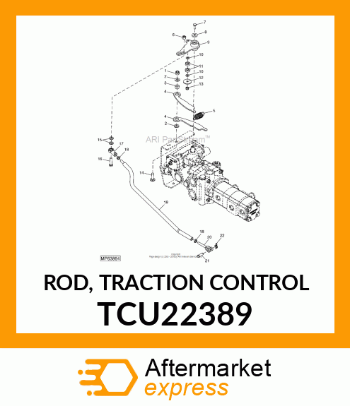 ROD, TRACTION CONTROL TCU22389