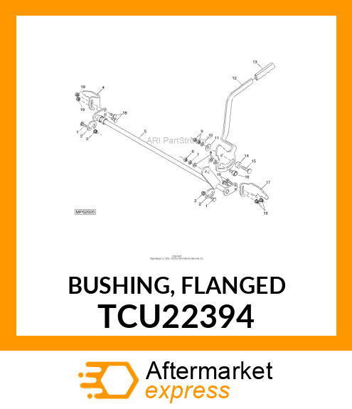 BUSHING, FLANGED TCU22394