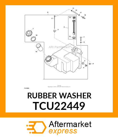 BUSHING, FUEL GAUGE TCU22449