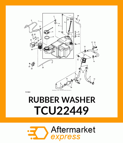 BUSHING, FUEL GAUGE TCU22449