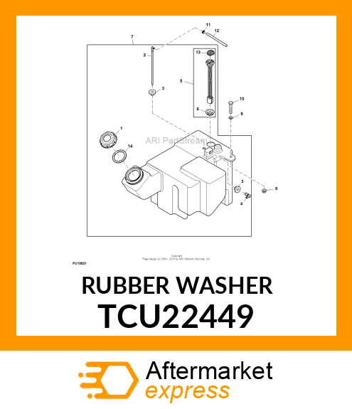 BUSHING, FUEL GAUGE TCU22449