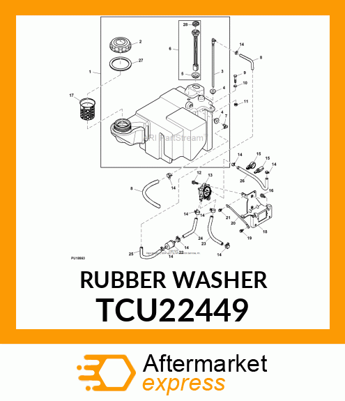 BUSHING, FUEL GAUGE TCU22449