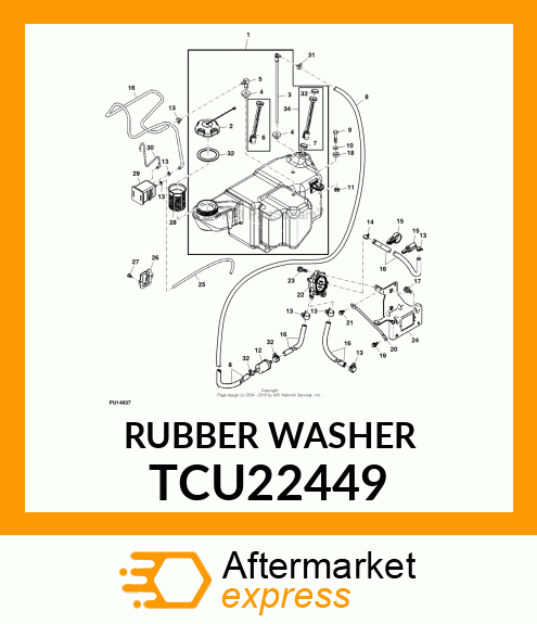 BUSHING, FUEL GAUGE TCU22449