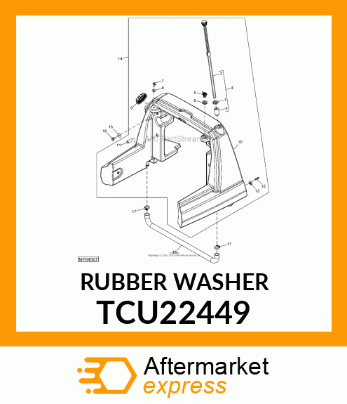 BUSHING, FUEL GAUGE TCU22449