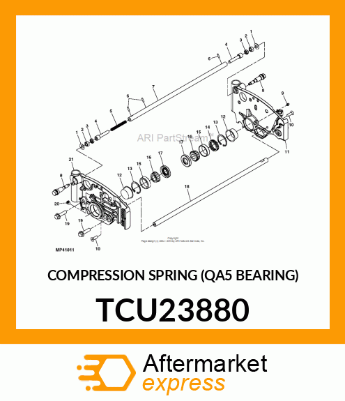 COMPRESSION SPRING (QA5 BEARING) TCU23880