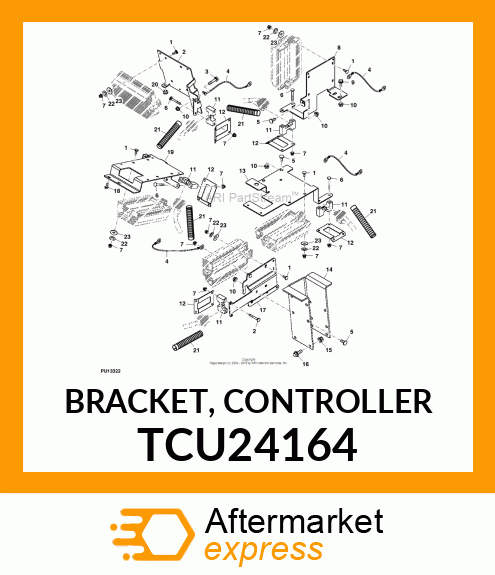 BRACKET, CONTROLLER TCU24164