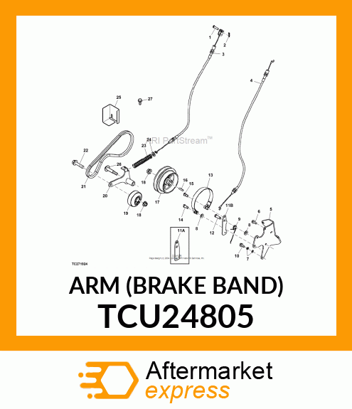 ARM (BRAKE BAND) TCU24805