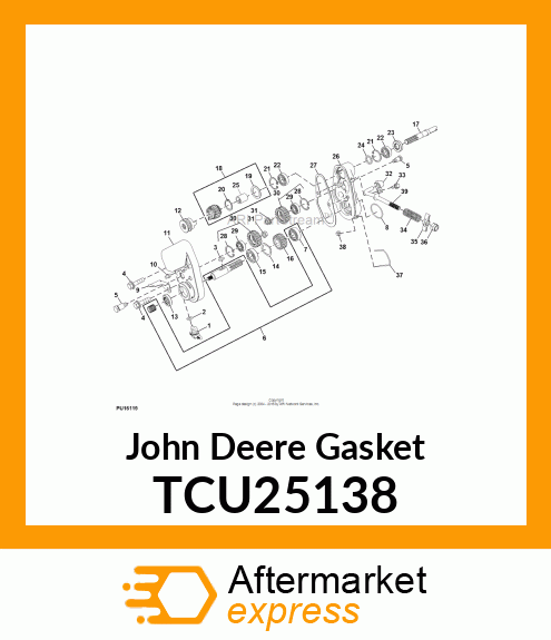 GASKET (QA5 CONDITIONER DRIVE) TCU25138