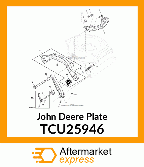 PLATE TCU25946